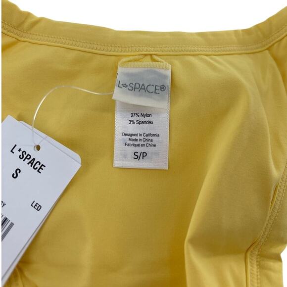 L*Space Foley Bikini Bottom In Lemon Drop S - Picture 8 of 11